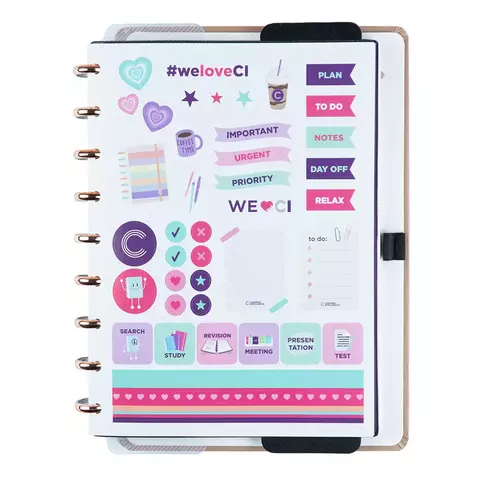 Caderno Inteligente Cappuccino 29x22 Cm 80 Folhas Cigd4361