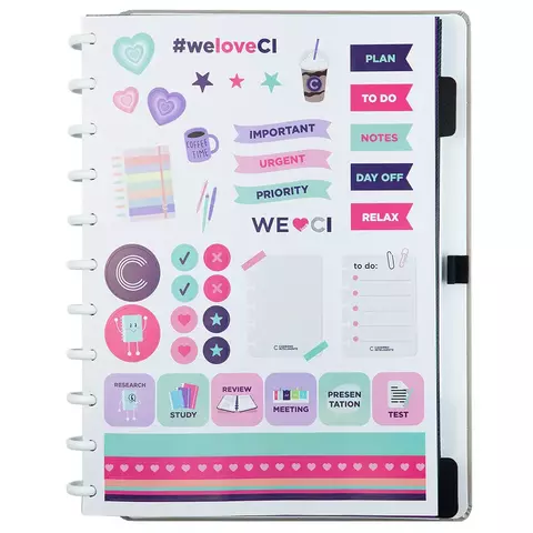 Caderno Inteligente Iced Coffee A5 22x16 Cm 80 Folhas Cia52302
