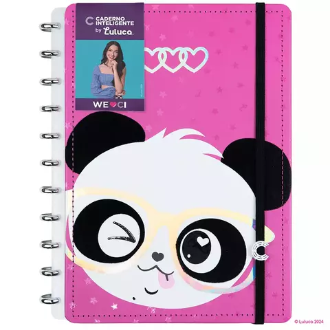 Caderno Inteligente Pandalu Glow Luluca 25,5x19 Cm 80 Folhas Cimd3342