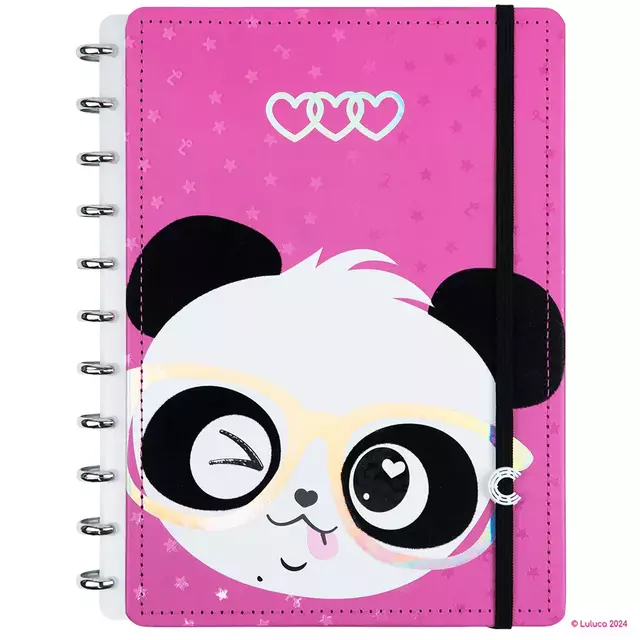 Caderno Inteligente Pandalu Glow Luluca 25,5x19 Cm 80 Folhas Cimd3342