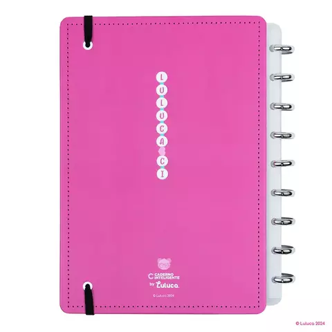 Caderno Inteligente Pandalu Glow Luluca 25,5x19 Cm 80 Folhas Cimd3342