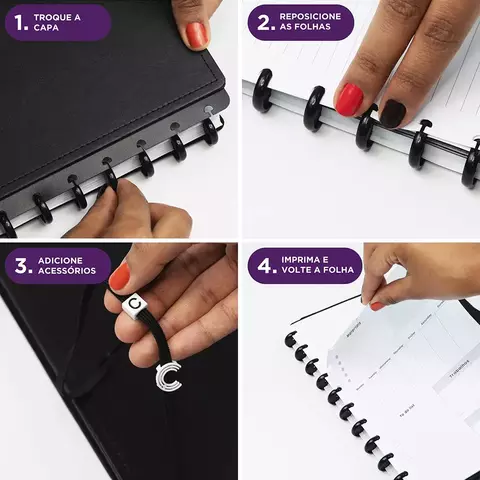 Caderno Inteligente Iced Coffee 25,5x19 Cm 80 Folhas Cimd3302