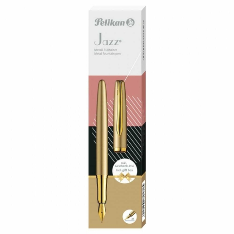 Caneta Tinteiro Pelikan Jazz Ed Limitada Gold 821827