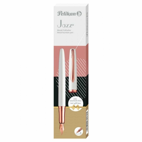 Caneta Tinteiro Pelikan Jazz Ed Limitada Pearl 821803