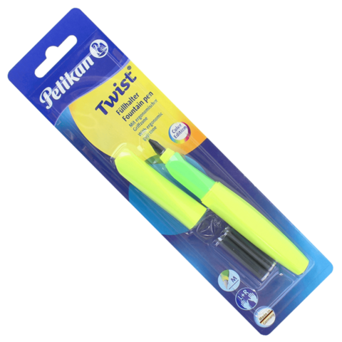 Caneta Tinteiro Pelikan Twist Neon Yellow 807326