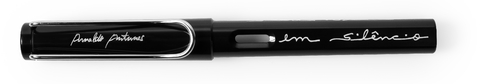 Caneta Lamy Safari Tinteiro M + Arnaldo Antunes (Coleção Especial 2021)