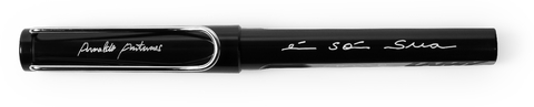 Caneta Lamy Safari Tinteiro M + Arnaldo Antunes (Coleção Especial 2021)