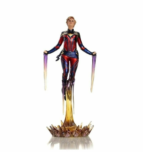 Captain Marvel Avengers: Endgame 1/10 Iron Studios Ja Exposto