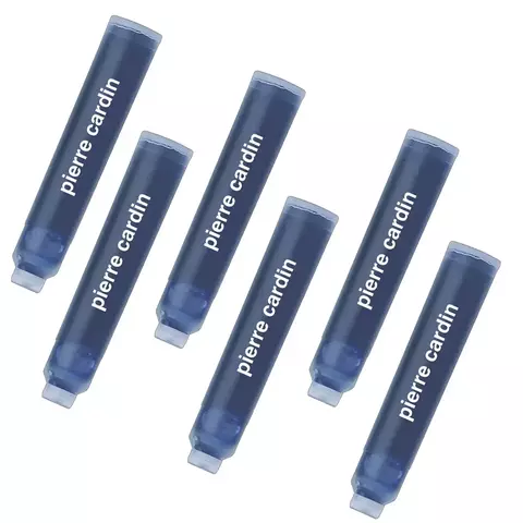Cartucho Para Caneta Tinteiro Pierre Cardin Com 6 Azul Real 2867