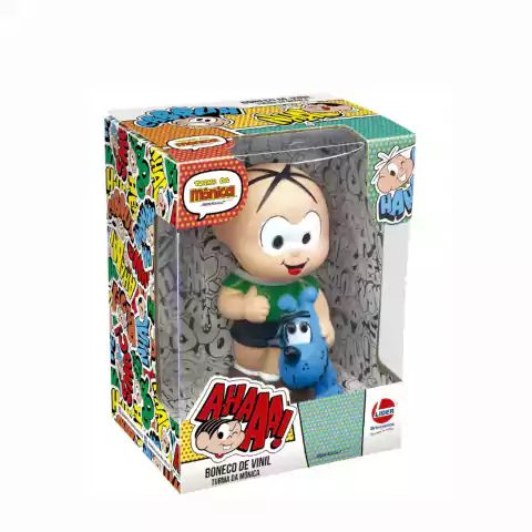 Boneco de Vinil Turma da Mônica Cebolinha Lider Brinquedos 2290