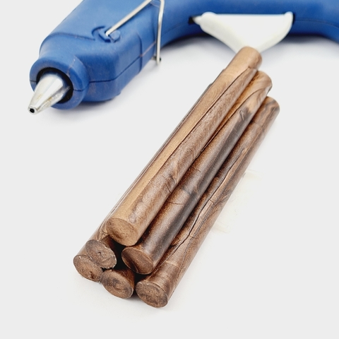 Bastão de Cera Pistola Para Lacre Flexível Cobre c/ 6 Sellart