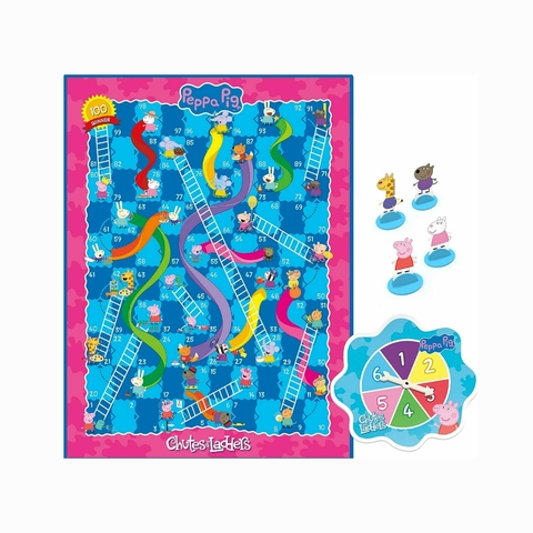 Jogo de Tabuleiro Chutes and Ladders Peppa Pig Hasbro F2927