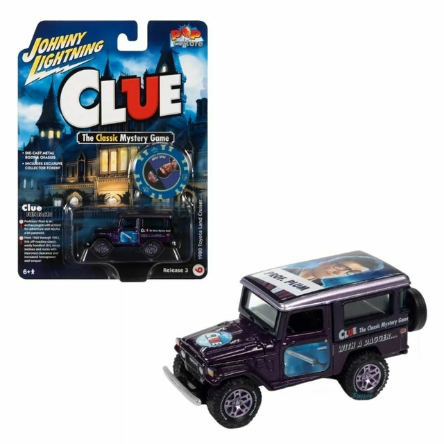 1980 Toyota Land Cruiser Clue Game 1/64 Johnny Lightning JLPC08