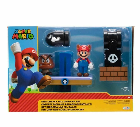 Conjunto Diorama Colina do Retorno Super Mario Sunny 4268