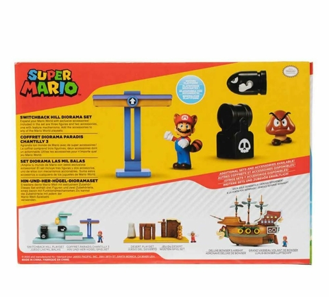 Conjunto Diorama Colina do Retorno Super Mario Sunny 4268