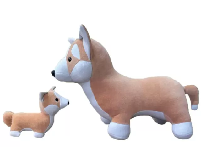 Pelúcia Bichos De Pano Corgi Grávida com 1 Filhote 5459