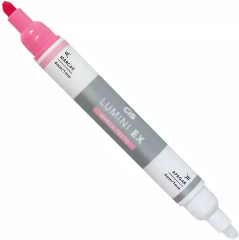 Marca Texto Apagável Lumini Ex Rosa Cis 7884