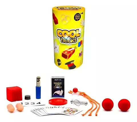 Kit De Mágica Cool Tricks F0143-1 Amarelo - Fun