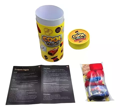 Kit De Mágica Cool Tricks F0143-1 Amarelo - Fun