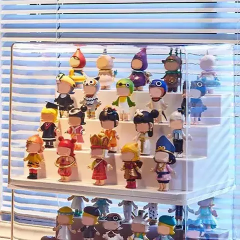 Expositor Display de Acrílico com Arquibancada Removível - 26 cm de altura - 887-1