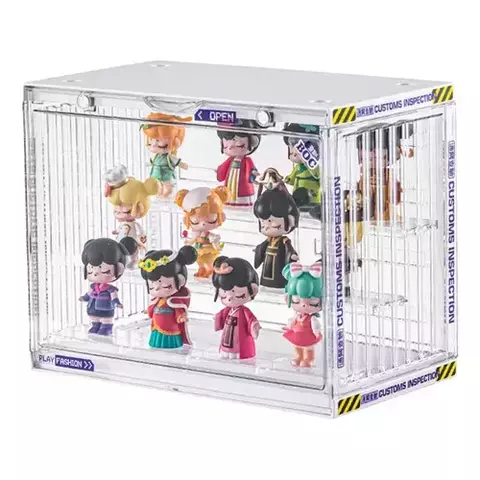 Expositor Display Box de Acrílico Container 908 Transparente - 23,5 cm de altura