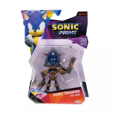 Boneco Articulado Sonic Trooper The Grim 13Cm Sonic Prime 4236 Sunny
