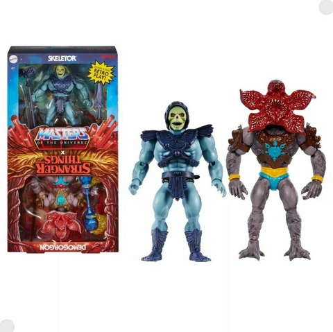 Multipack Skeletor E Demogorgon Masters Of The Universe - Stranger Mattel Hvv72