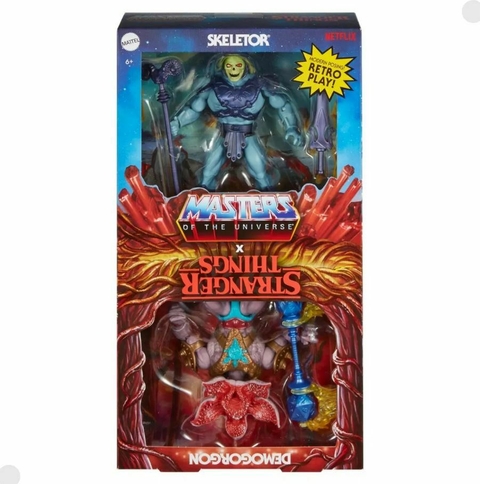 Multipack Skeletor E Demogorgon Masters Of The Universe - Stranger Mattel Hvv72