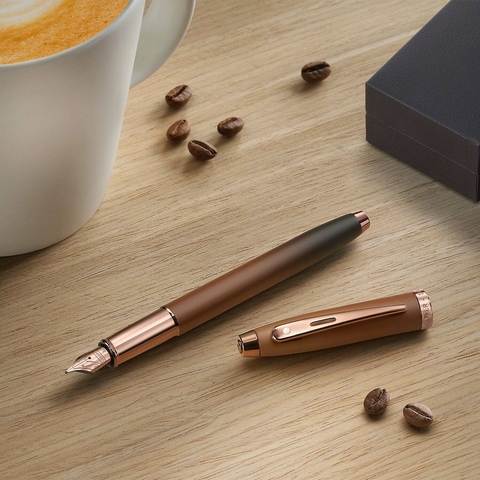 Caneta Tinteiro Sheaffer 100 Café Matte Pvd E0937453