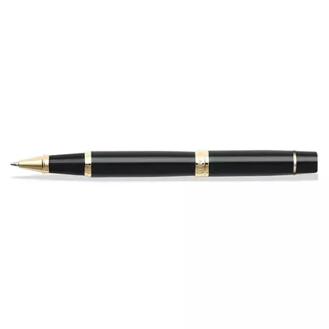 Caneta Rollerball Sheaffer 300 Preta Com Clip Dourado E1932551