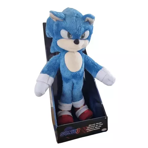 Pelúcia Sonic Deluxe - Sonic 3 - 35 Cm - 4415 Sunny