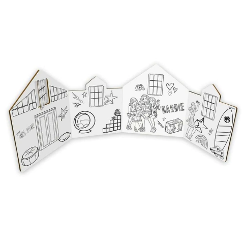 Barbie Casinha Para Montar E Pintar F00871 Fun