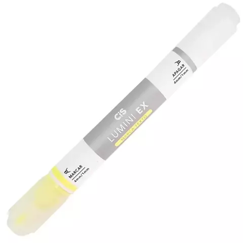 Marca Texto Apagável Lumini Ex Amarelo Cis 7860