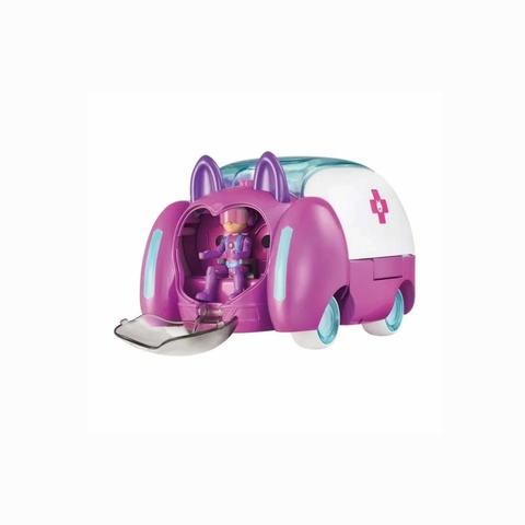 Conjunto de Veículo com Boneco Petronix Defenders Med Unit e Emma Fun F0114-5