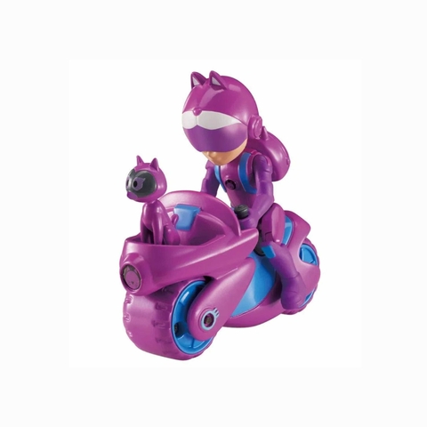 Conjunto Motocicleta e Boneca Articulada Petronix Defenders Emma e Kitt-10 Fun F0113-9
