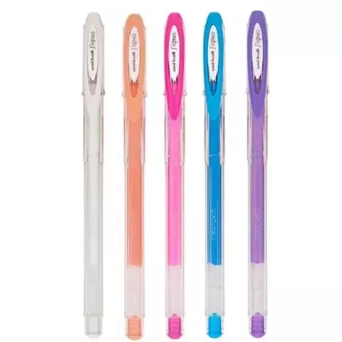 Estojo Caneta Angelic Color C/5 Cores UNI-BALL 0083