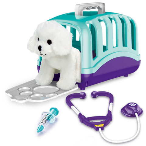 Adotados Pet Cachorro Maleta Transporte Acessórios Pelúcia F00569