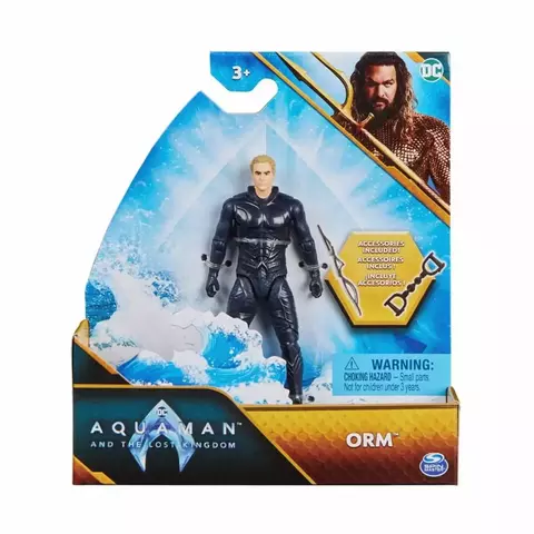 Boneco Filme Aquaman 2 O Reino Perdido Orm 10cm Sunny 3454