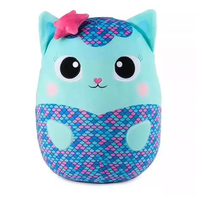 Pelúcia Squishmallows Mercat Sereia 30cm Gabbys Dollhouse Sunny 3962