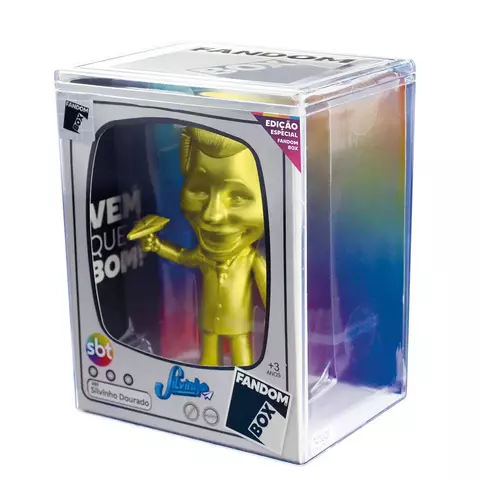 Fandom Box Silvinho Dourado 089 Silvio Santos Sbt - Líder Brinquedos Edição Especial