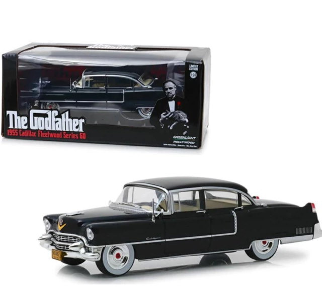 Cadillac 1955 Fleetwood 1:24 Poderoso Chefao Greenlight 84091