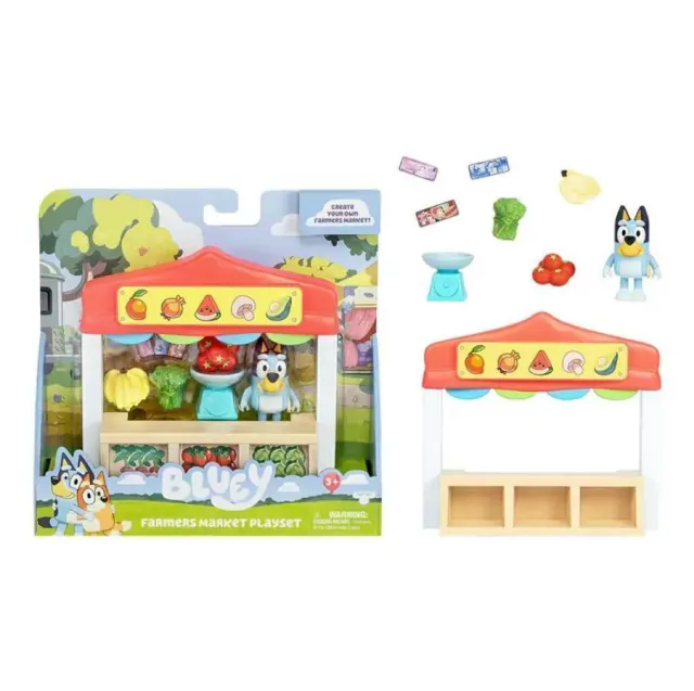 Mini Playset Bluey Barraca De Feira Candide 7937
