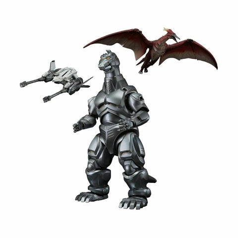 Mechagodzilla, Garuda & Fire Rodan (Makuhari Decisive Battle Ver.) Set - S.H.MonsterArts - Godzilla - Bandai