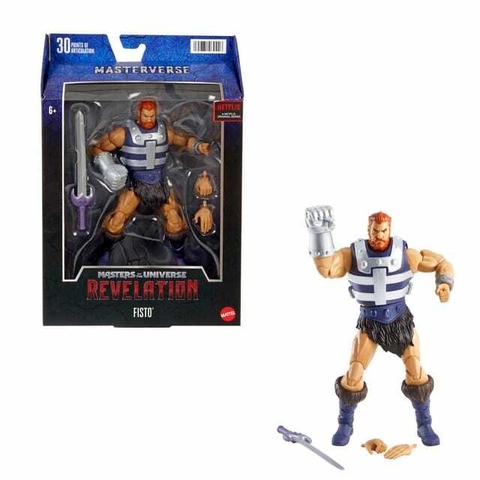 Boneco Masters Of The Universe Motu Revelation Fisto Hdr34 Mattel