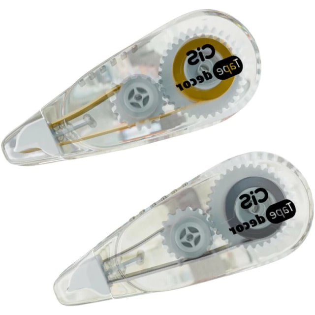 Kit Com 2 Fitas Decorativas Tape Decor Prata e Ouro 5mmx3m Cis