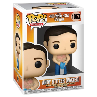 Boneco Funko Pop Andy Stitzer Waxed 1063 - O Virgem de 40 anos