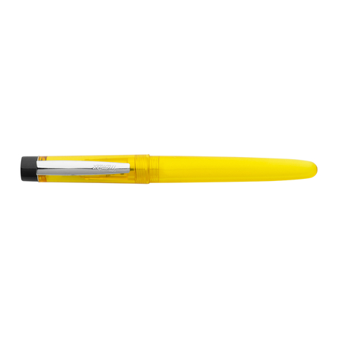 Caneta Tinteiro Montex Bouncy Amarela Pena Média
