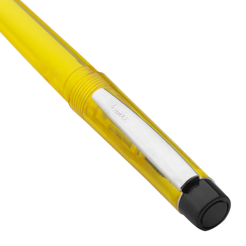 Caneta Tinteiro Montex Bouncy Amarela Pena Média