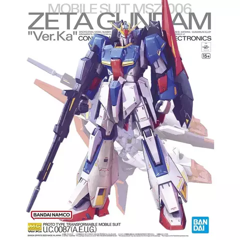 Model Kit Zeta Gundam Ver Ka - MG 1/100 Gundam - Bandai