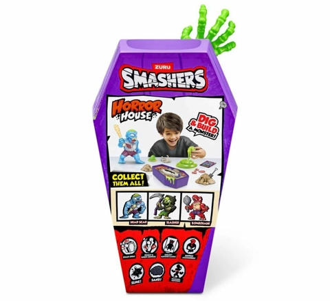 Smashers Horror House Random Caixão Roxo Médio Fun F0173-6